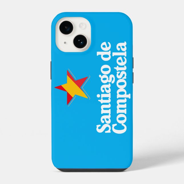 Funda Para iPhone Estrellas de España – Santiago de Compostela (Reverso )