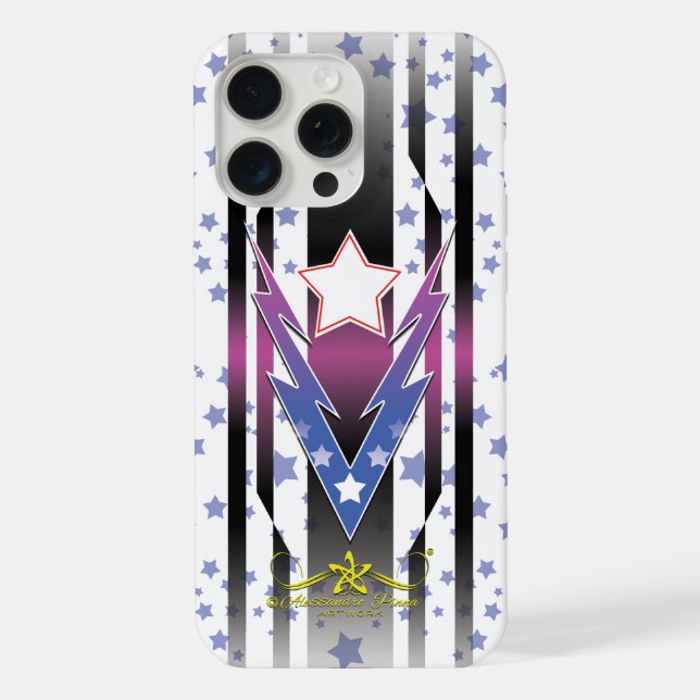 Funda Para iPhone Estrellas de trueno (Reverso )