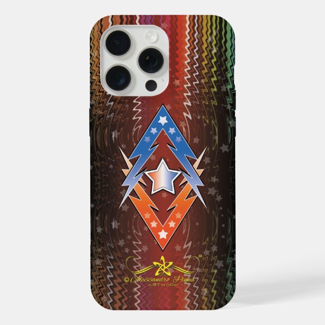 Funda Para iPhone Estrellas de trueno (Reverso )