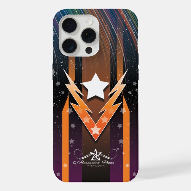 Funda Para iPhone Estrellas Truenos (Reverso )