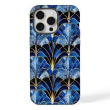 estuche Art Deco inspirado en el azul de color par