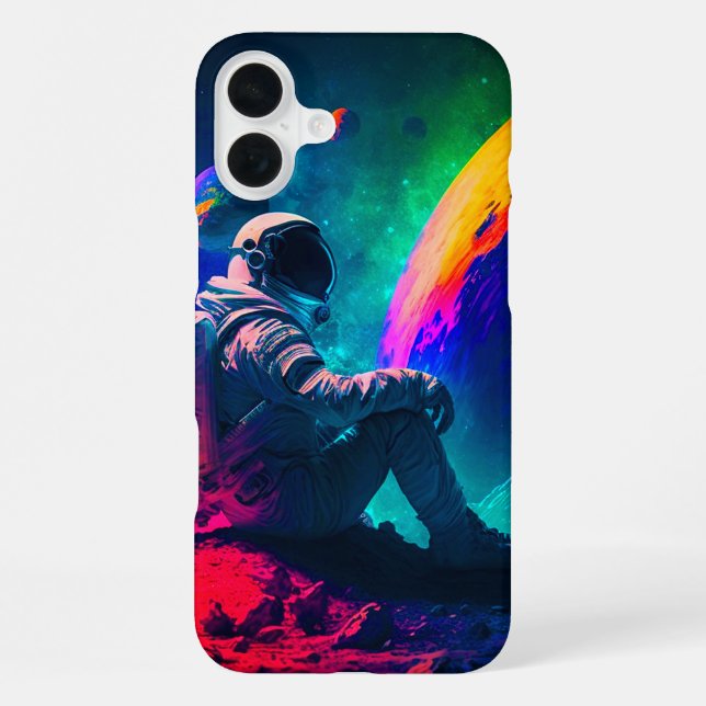 Funda Para iPhone Estuche Astronauta para teléfono (Reverso )