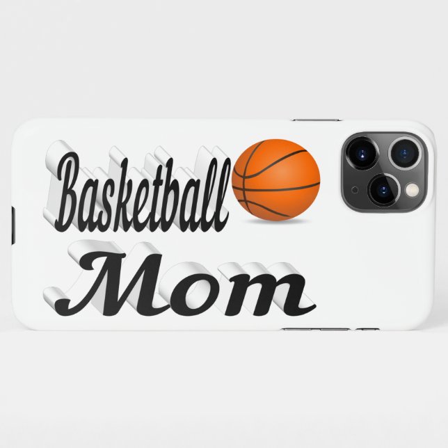 Funda Para iPhone Estuche Basketball Mom iPhone (Reverso horizontal)