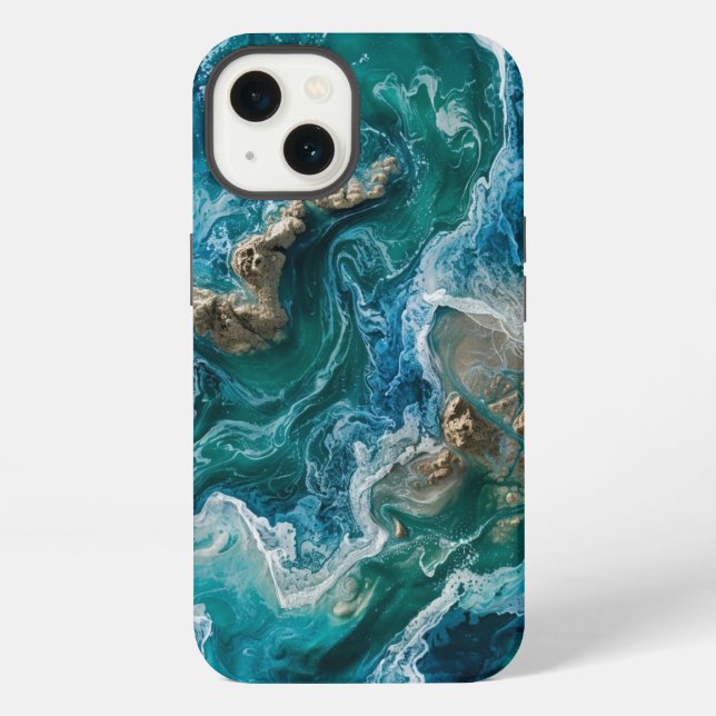Funda Para iPhone Estuche Chaotic Marbel iPhone / iPad (Reverso )