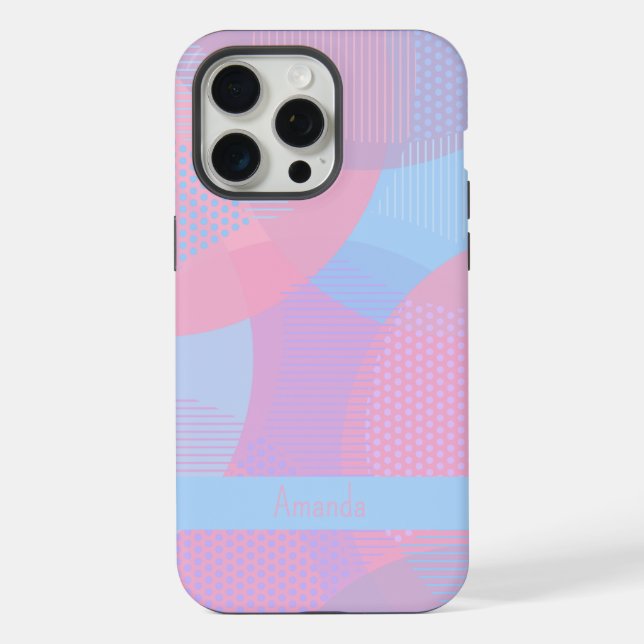 Funda Para iPhone Estuche Circle Pattern Funda-Mate para iPhone (Reverso )