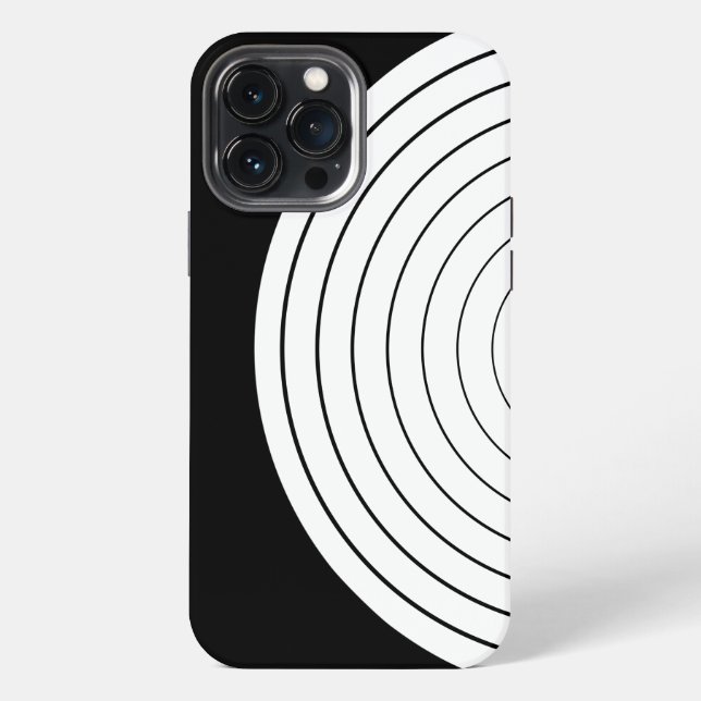 Funda Para iPhone Estuche Circles Funda-Mate para iPhone (Reverso )