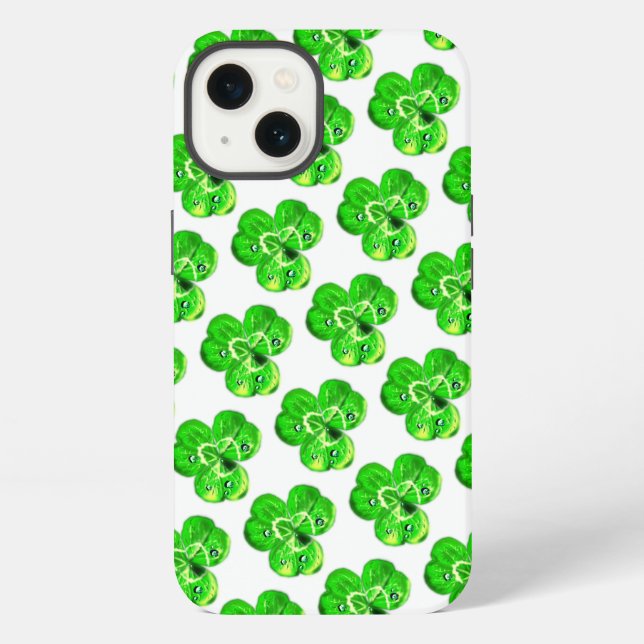 Funda Para iPhone Estuche Clovers para iPhone (Reverso )