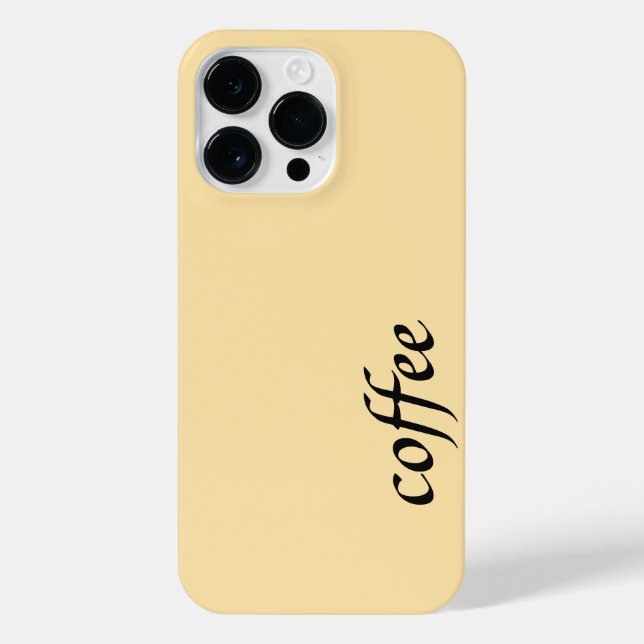 Funda Para iPhone Estuche Coffee First Cream Phone (Reverso)