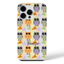 Estuche Cute Pattern Owls Funda-Mate para iPhone