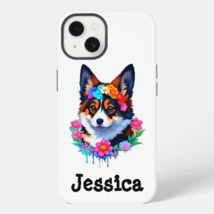 Estuche Cute Sweet Corgi Puppy iPhone / iPad