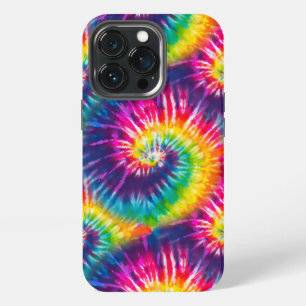 Funda Para iPhone 13 Pro Estuche Cute Tie Dye Funda-Mate para iPhone