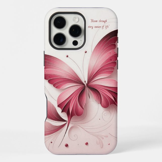 Funda Para iPhone Estuche de Iphone BUTTERFLY (Reverso )