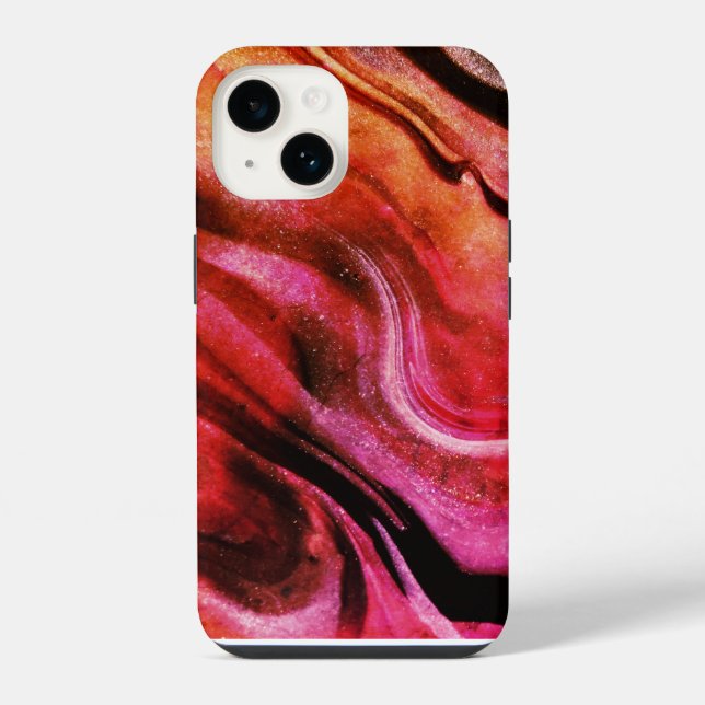 Funda Para iPhone Estuche de iphone de abstracto multicolor (Reverso )