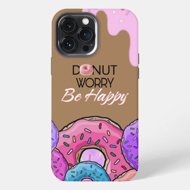 Funda Para iPhone estuche de iphone de donut (Reverso )