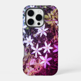 Funda Para iPhone 16 Pro Estuche de iphone de flor de estrella blanca