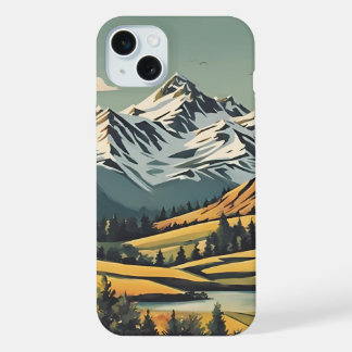 Estuche de iphone de montaña