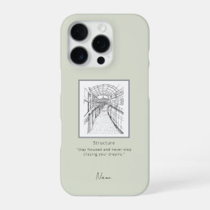 Funda Para iPhone 16 Pro Estuche de iphone Leeds Tone Sketch