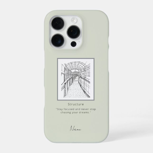 Funda Para iPhone Estuche de iphone Leeds Tone Sketch (Reverso)