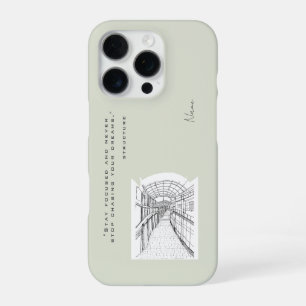 Funda Para iPhone 16 Pro Estuche de iphone Leeds Tone Sketch