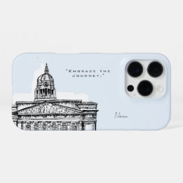 Funda Para iPhone 16 Pro Estuche de iphone Nottingham Tone Sketch