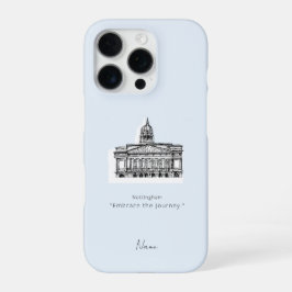 Funda Para iPhone 16 Pro Estuche de iphone Nottingham Tone Sketch