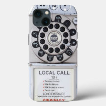 estuche de iphone retro-plata
