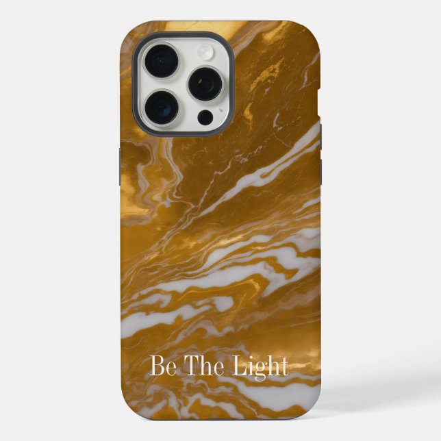 Funda Para iPhone Estuche de lujo Gold Marble para iPhone/iPad (Reverso )