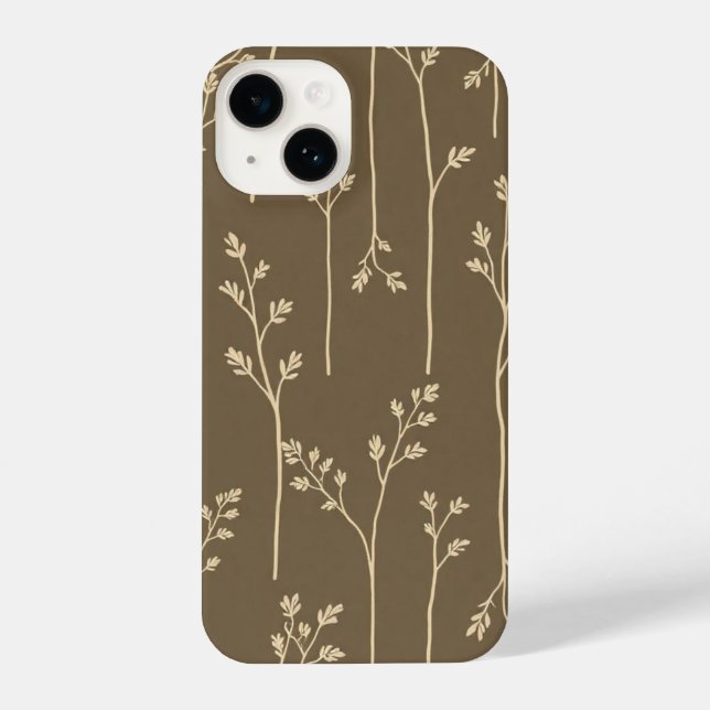 Funda Para iPhone Estuche de teléfono botánico mínimo (Reverso )