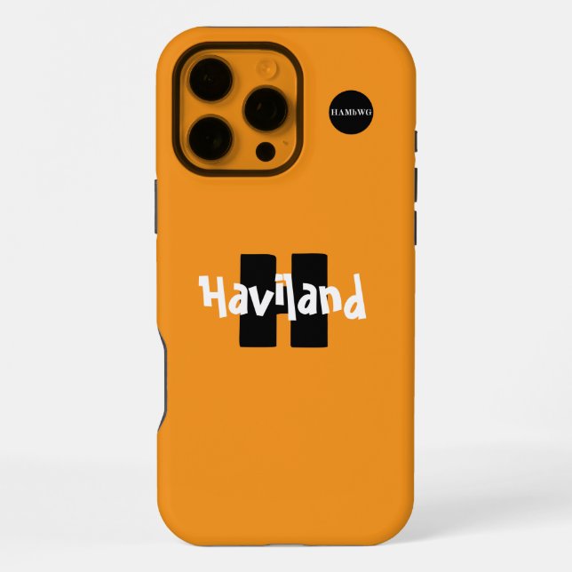 Funda Para iPhone Estuche de teléfono celular personalizado HAMbWG (Reverso )