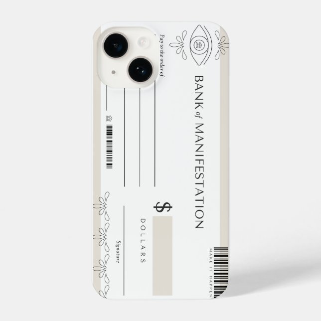 Funda Para iPhone Estuche de teléfono "Comprobación de Manifestación (Reverso )