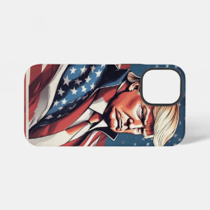 Funda Para iPhone 12 Mini Estuche de teléfono con bandera estadounidense épi