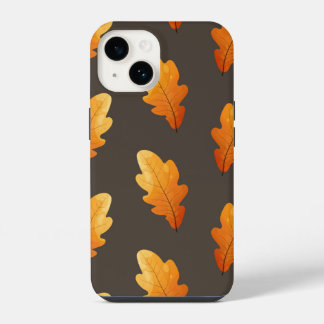 Funda Para iPhone 14 Estuche de teléfono con hojas de otoño
