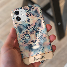 Estuche de teléfono con tema de tigre moderno y pe