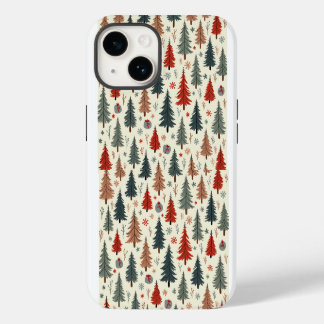 Funda Para iPhone 14 estuche de teléfono de árbol de Navidad