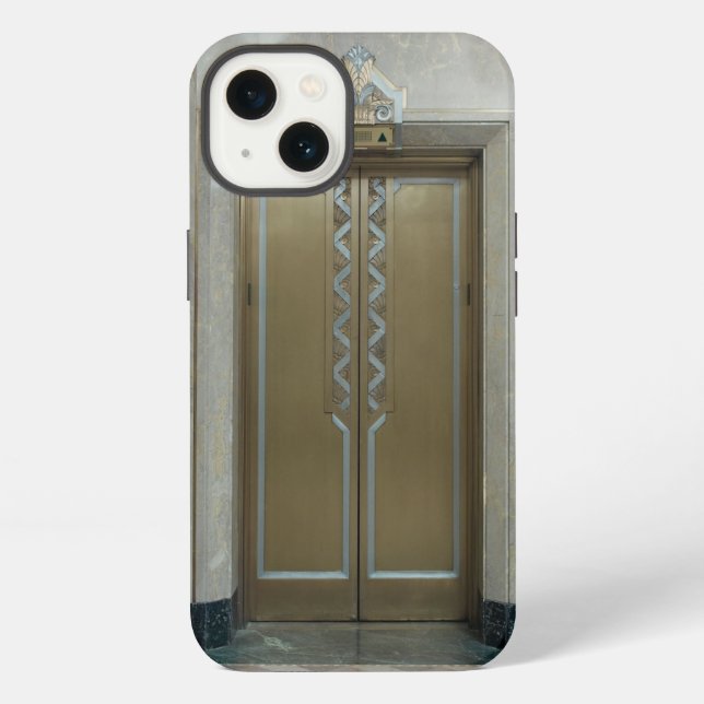 Funda Para iPhone Estuche de teléfono de ascensores de época (Reverso )