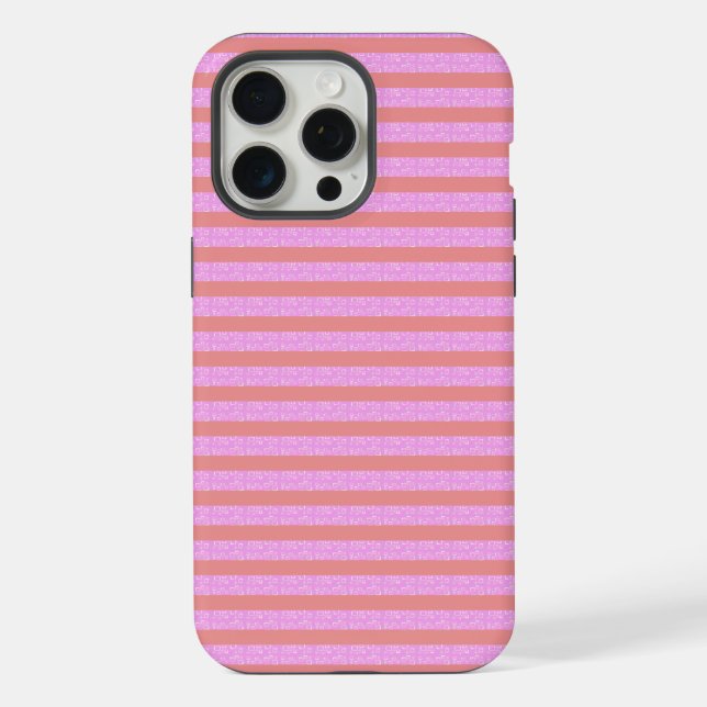 Funda Para iPhone Estuche de teléfono de banda rosa (Reverso )