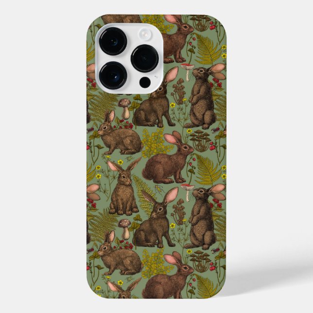 Funda Para iPhone Estuche de teléfono de conejos (Reverso)