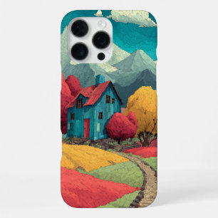 Funda Para iPhone 16 Pro Max Estuche de teléfono de diseño de paisajes colorido