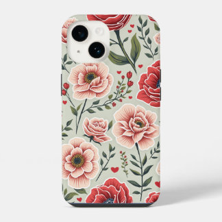 Funda Para iPhone 14 estuche de teléfono de flor