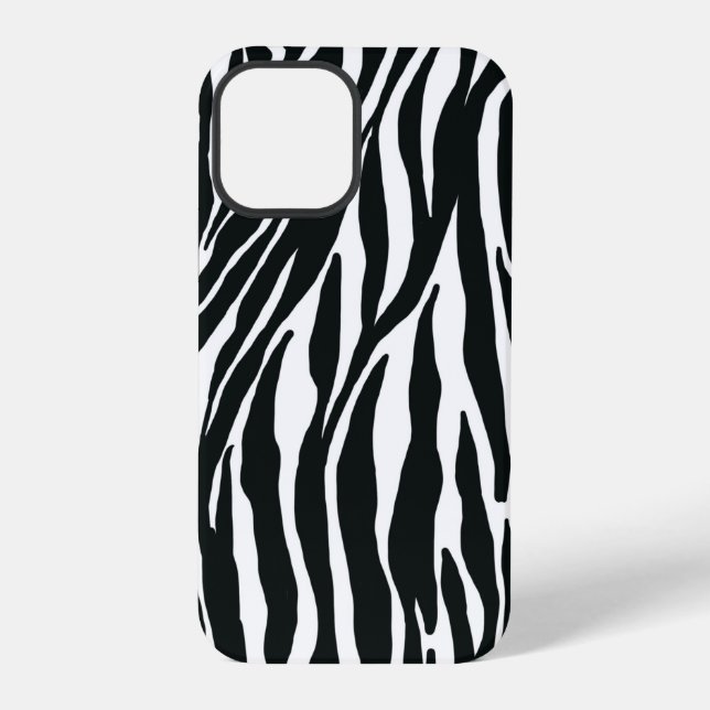 Funda Para iPhone Estuche de teléfono de impresión Zebra (Reverso )