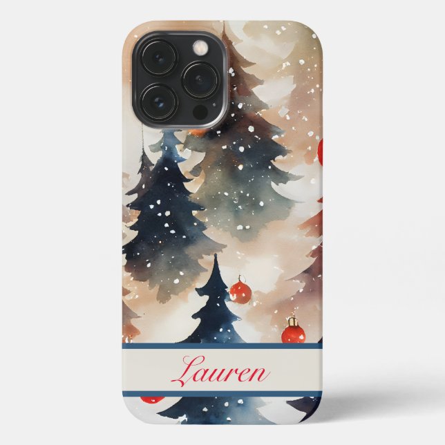 Funda Para iPhone Estuche de teléfono de navidades (Reverso )