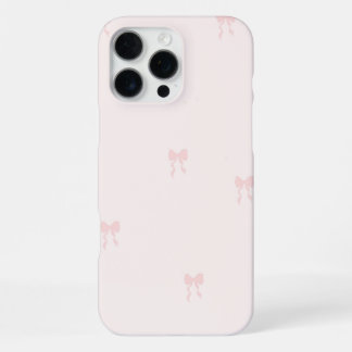 Funda Para iPhone 16 Pro Max Estuche de teléfono de patrón de arco rosado