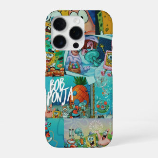 Funda Para iPhone 16 Pro Estuche de teléfono de personaje de esponja amaril