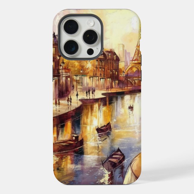 Funda Para iPhone Estuche de teléfono de Venice Scenery (Reverso )