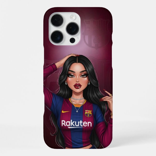 Funda Para iPhone Estuche de teléfono de ventilador de Barcelona per (Reverso )