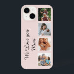 Funda Para iPhone 14 Estuche de teléfono del Collage de imágenes Person<br><div class="desc">Crea un estuche de teléfono único con un collage de fotos personalizado. Muestra tus recuerdos favoritos en un diseño de cuadrícula elegante,  perfecto para mantener a tus seres queridos cerca y hacer que tu equipo sea verdaderamente único.</div>