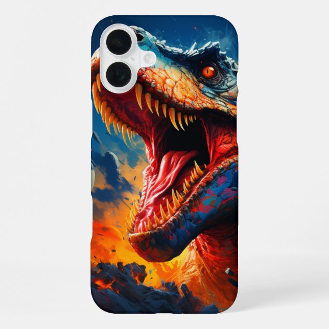 Funda Para iPhone Estuche de teléfono Dinosaur (Reverso )