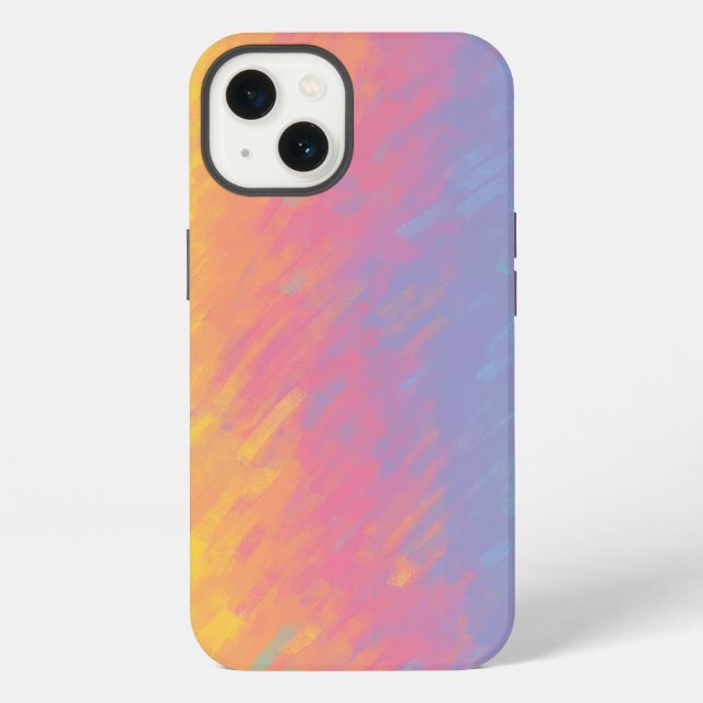 Funda Para iPhone Estuche de teléfono gradiente de personalizable Pa (Reverso )