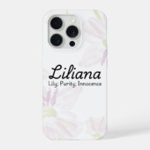 Estuche de teléfono Liliana personalizado