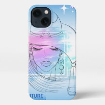 Estuche de teléfono para abogados Blue and White F